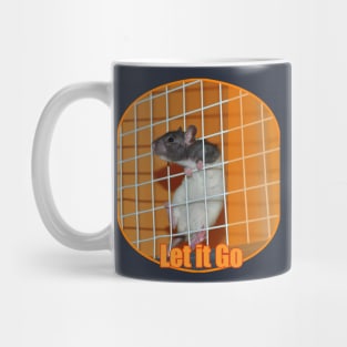 Caged animals Freedom Rat Mug